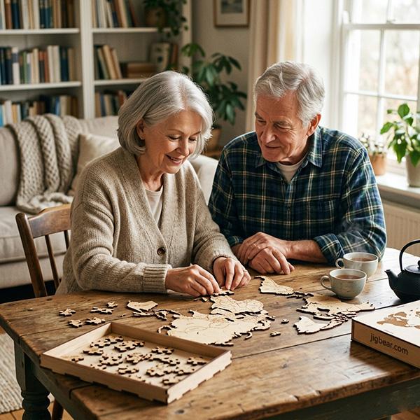 Why Handmade Map Jigsaw Puzzles Are the Perfect Stress Relief Activity for Seniors