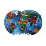World Adventure Map Puzzle